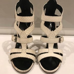 Giuseppe Zanotti High Heels Ivory White Size 7.5